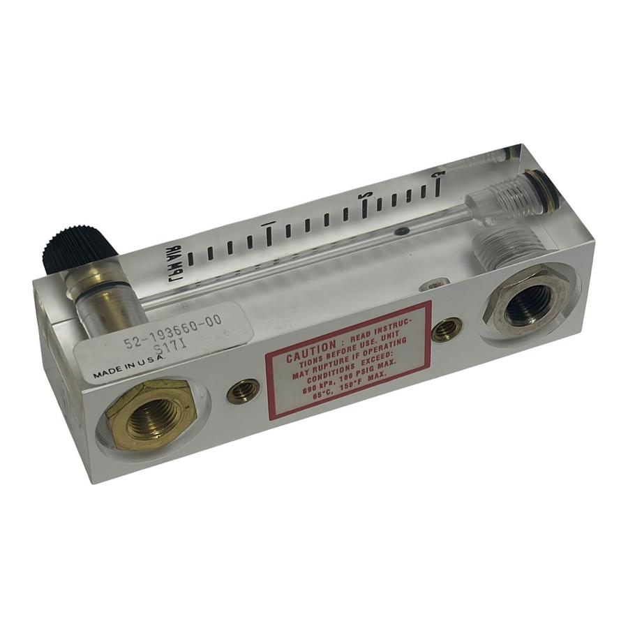 Used Dwyer Visi-Float VFA-25-BV Acrylic Flowmeter 3 LPM Air 1152-149 New