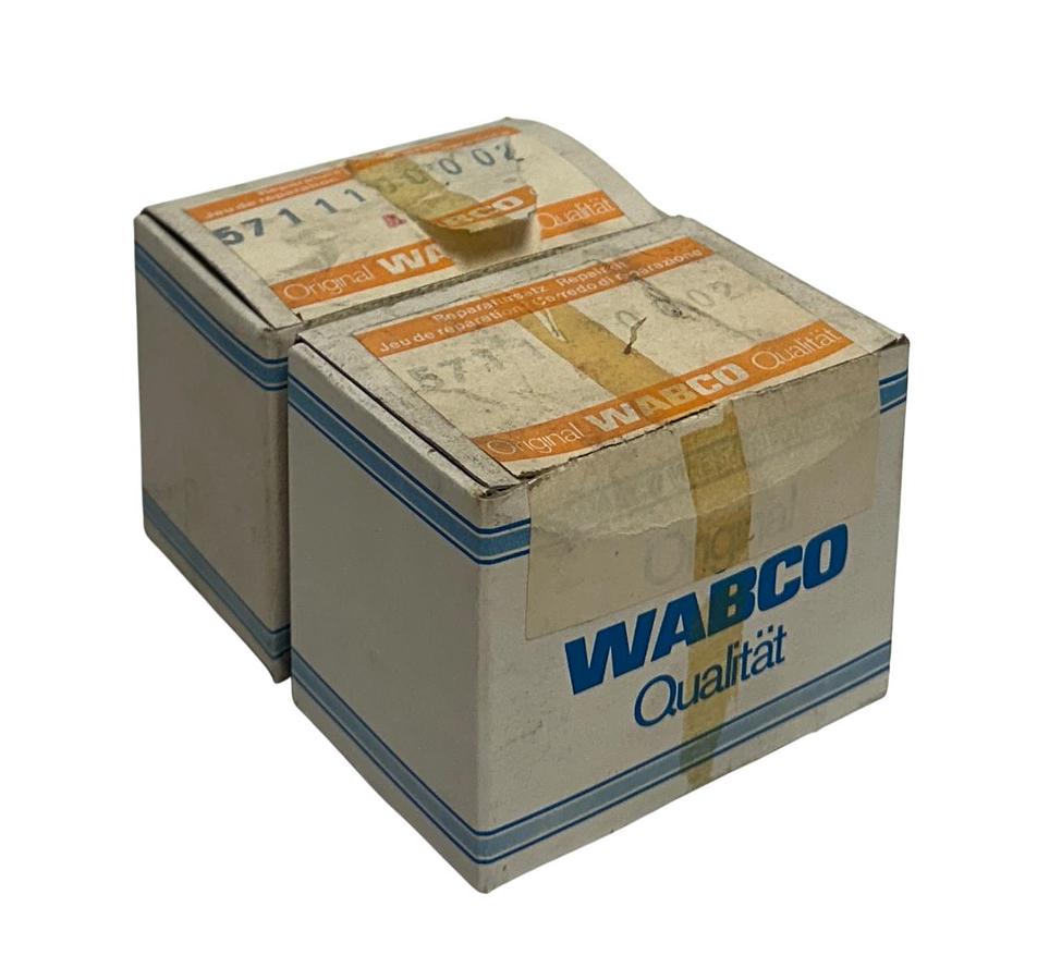 Used 2 WABCO 5711100002 OEM PNEUMATIC VALVE REPAIR KITS / REPLACEMENT PARTS NSMP