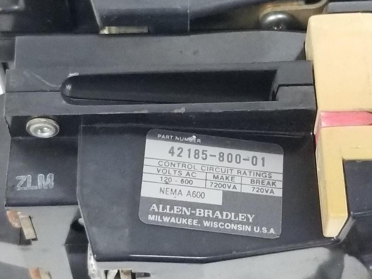 Used ALLEN BRADLEY 505-BOD STARTER SER. C SIZE 1 W/ (2) CB236 COILS 110-120V 50-60HZ