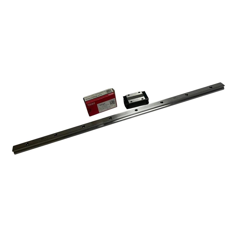 THK SR15W1SS(GK) Linear Block Lot of 2 & SR15 480mm Rail Set 0093087848 - NSMP
