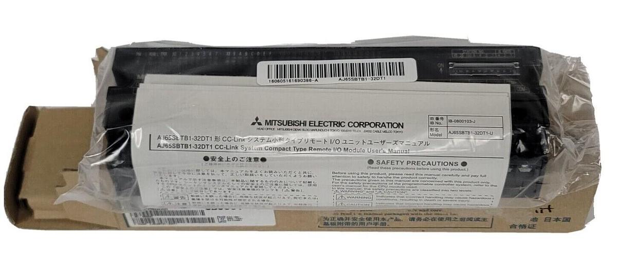 Used NEW MITSUBISHI AJ65SBTB1-32DT1 FAST SWITCH I/O MODULE CC-Link AJ65SBTB132DT1