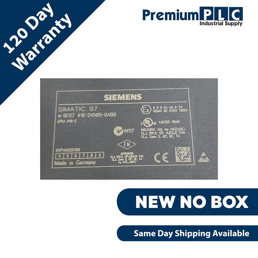 Used NEW SIEMENS 6ES7416-2XN05-0AB0 SIMATIC S7-400 CPU 416-2 6ES7 416-2XN05-0AB0 NSNP