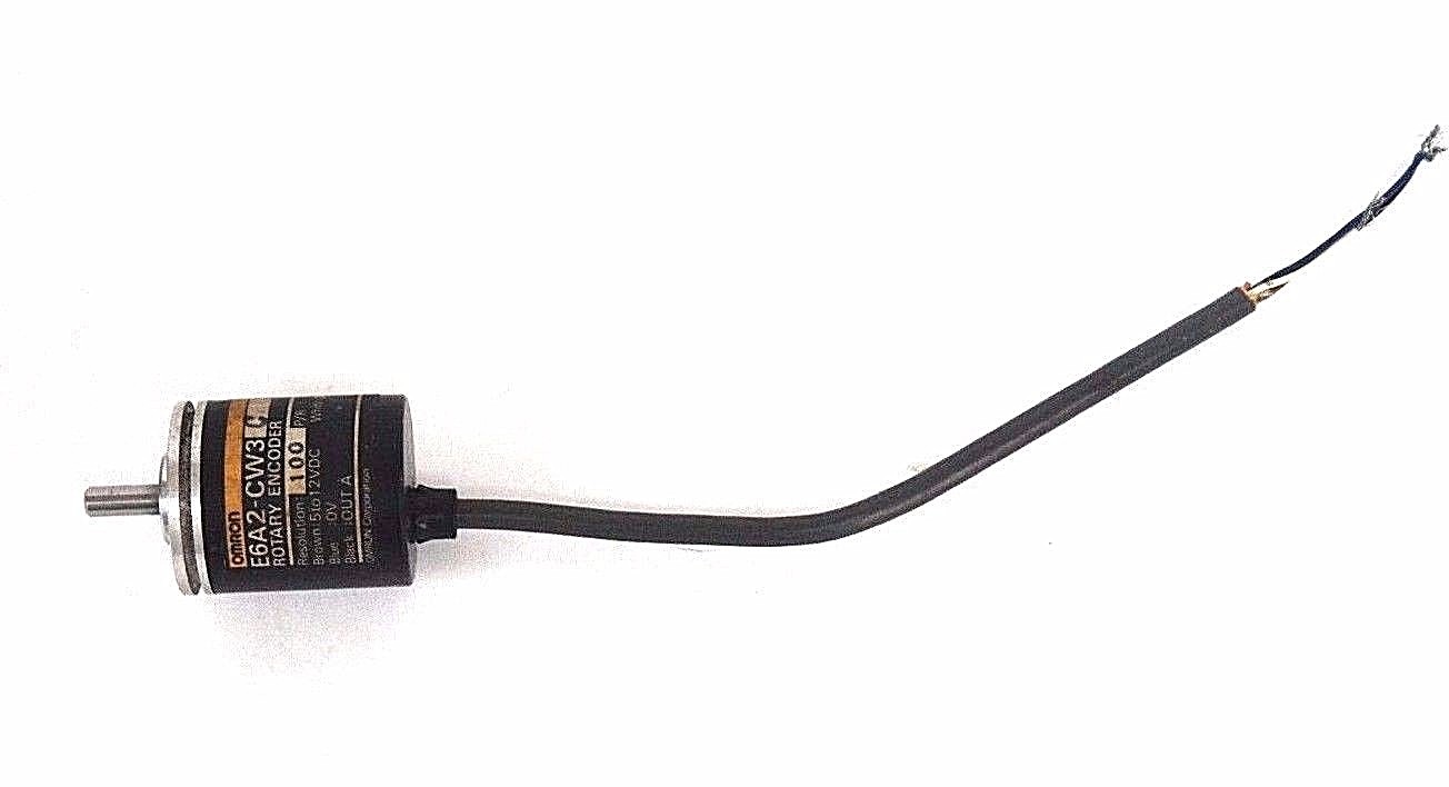 Used OMRON E6A2-CW3C ROTARY ENCODER RESOLUTION: 100 BROWN: 5 TO 12VDC