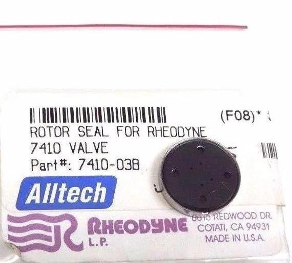 Used NEW RHEODYNE 7410-038 ROTOR SEAL FOR RHEODYNE 7410 VALVE, 7410038