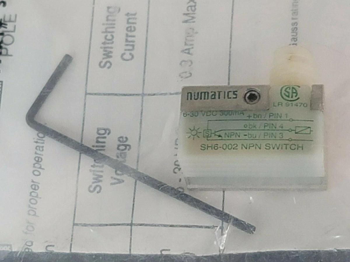 Used NEW NUMATICS SH6-002 REED SWITCH SH6002