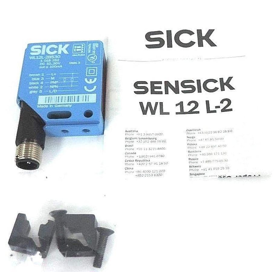 Used NIB SICK WL12L-2B530 PHOTOELECTRIC SENSOR 13M RANGE 10-30VDC, 1018252