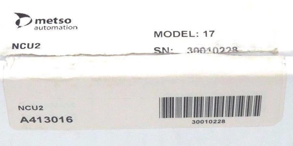 Used METSO VALMET AUTOMATION A413016 NCU2 09 MODEL 17 BOARD