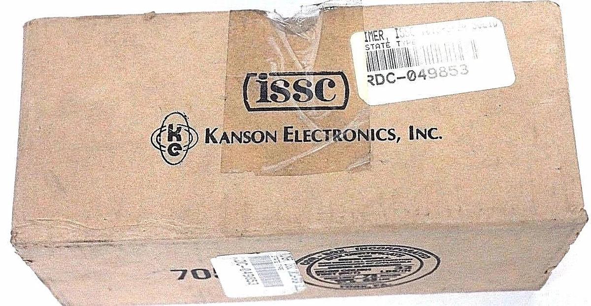 Used NIB ISSC KANSON 1013-SP2A TIMER STATE TYPE ON DELAY .06-5.0 SEC. 115 50/60 91459