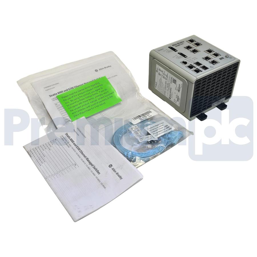 Used Allen Bradley 1783-MS10T /A Stratix 8000 10-Port Managed Ethernet Switch NSNP