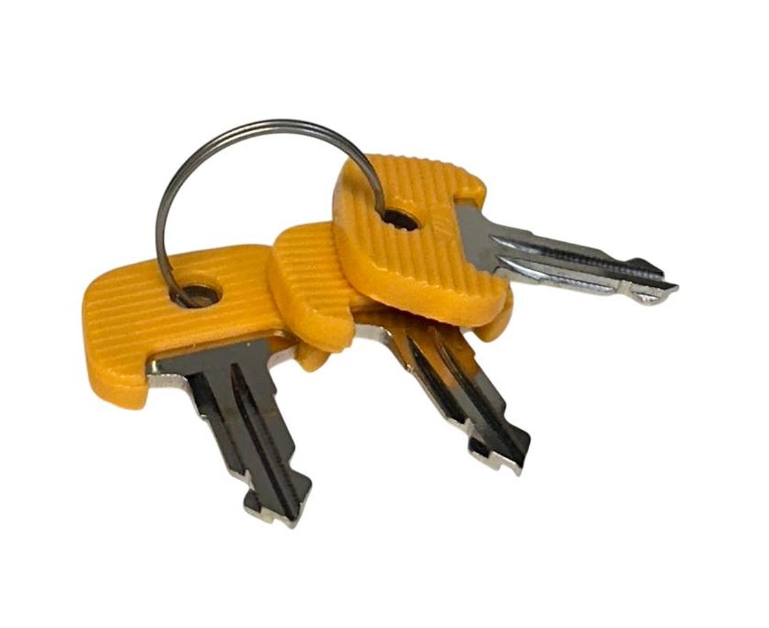 Used 4 HYSTER JUNGHEINRICH 800140361 / HY800140361 / 2607978 OEM KEYS FORKLIFT NSMP