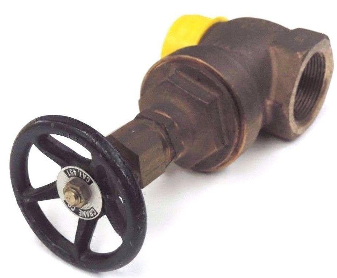 Used NEW CRANE CO. CAT. 451 CHECK VALVE 1-1/2" 175W
