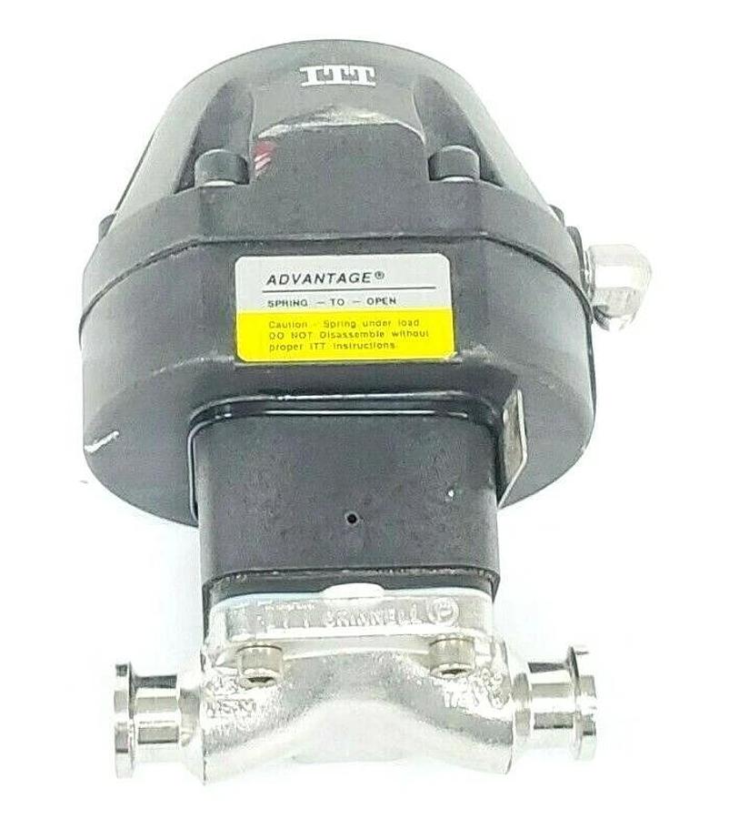 Used ITT .75-N-PN-36-A108 ADVANTAGE ACTUATOR 3/4" 90PSI W/ 1786 3/8" DIAPHRAGM VALVE