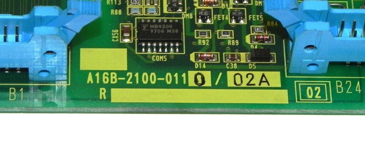 Used FANUC A16B-2100-0110/02A TOP BOARD FOR SERVO AMPLIFIER A16B-2100-0110