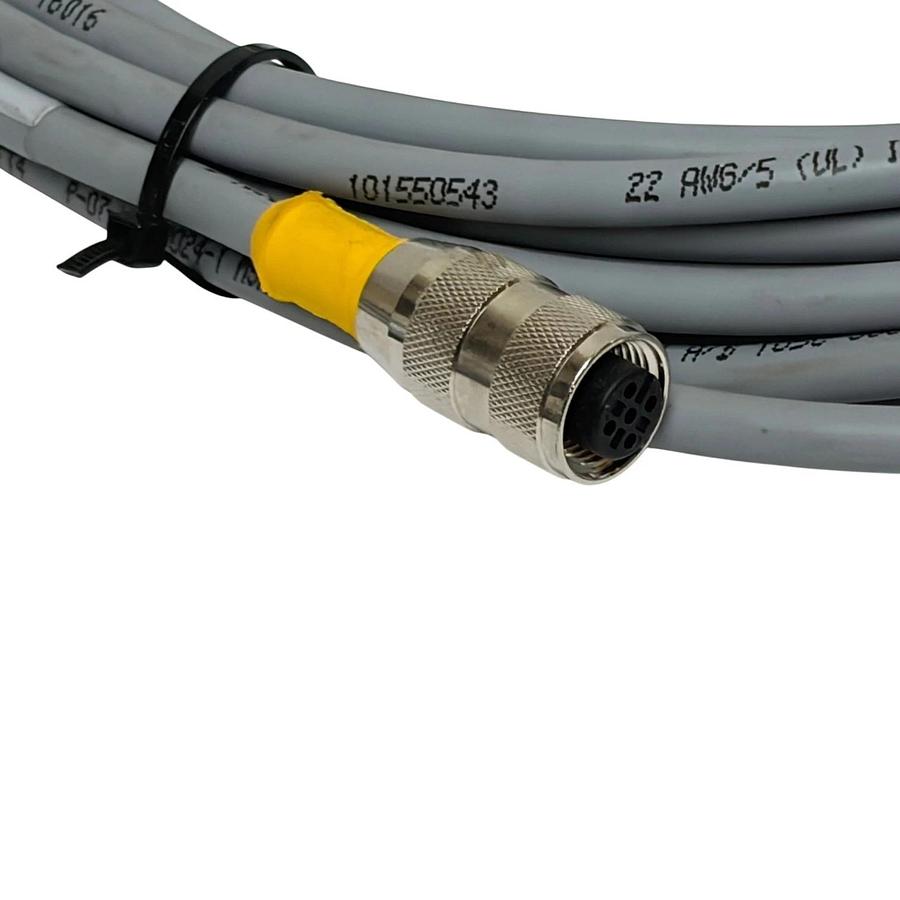 Turck RK 4.5T-8 M12 Single-Ended Cordset 5-Wire 22AWG 8 Meter 26.2ft - NSNP