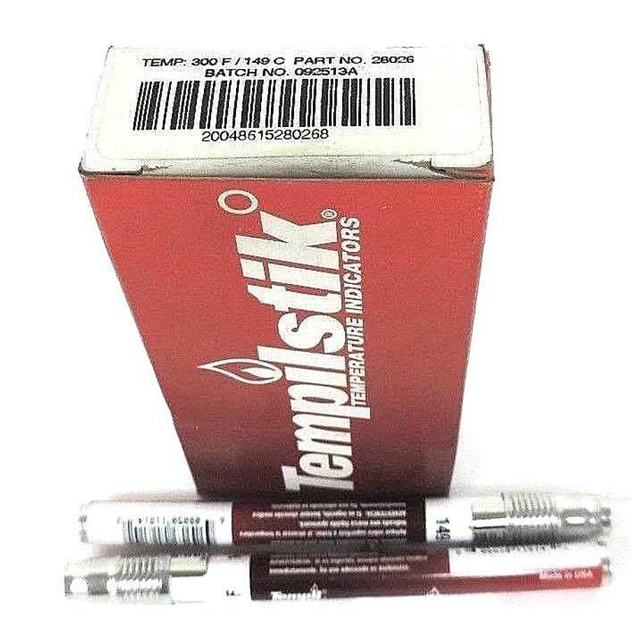 Used BOX OF 2 TEMPIL INC. 28026 TEMPILSTIK TEMPERATURE INDICATORS 300°F / 149°C