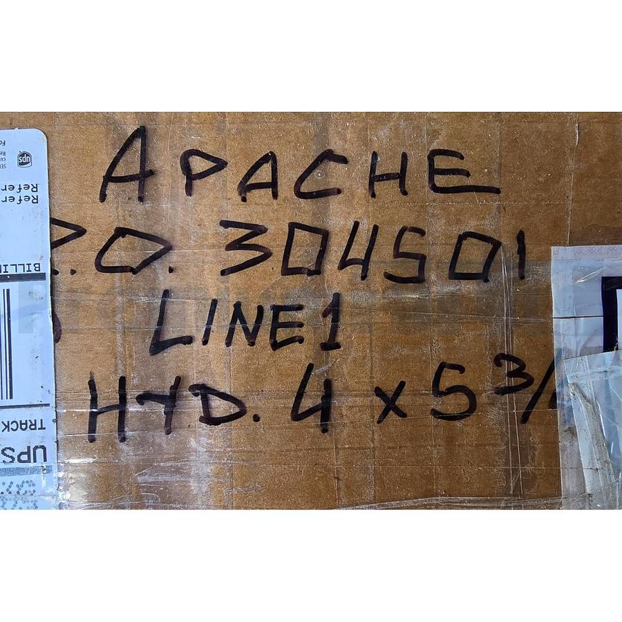 Used MEPACO APACHE STAINLESS EQUIPMENT 4"X5.75"X12.375" SS HYDRAULIC CYLINDER 121706