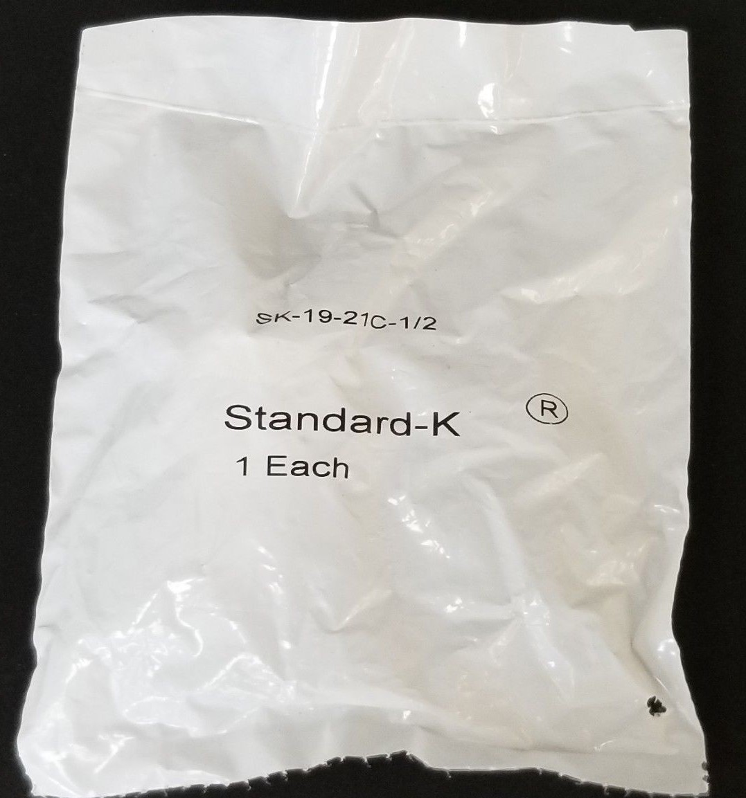 NEW STANDARD-K CONNECTOR SK-19-21C-1/2, STD-K 19C 16# ST PLUG SKT