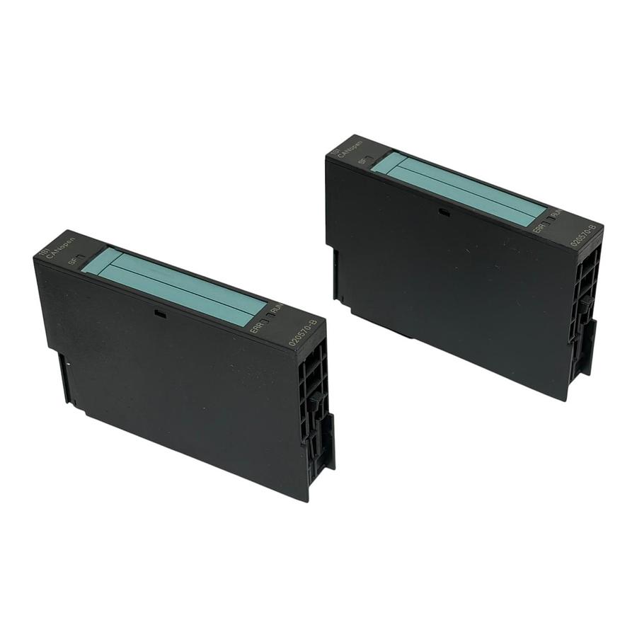 Used Lot of 2 - HMS Anybus 1 SI CANopen for ET200S ZNX.CAN200S 020570-B Module