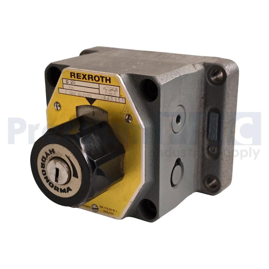 Used REXROTH 2FRM10-21/25L / 2FRM102125L HYDRONORMA CONTROL VALVE C 41 R900423255