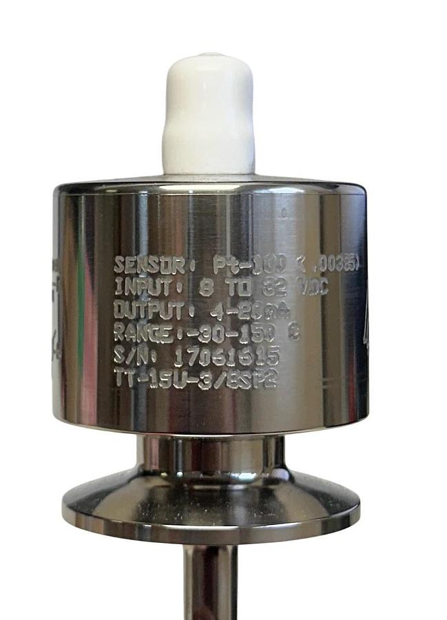 CSE TT-15U-3/8SP2 / TT15U38SP2 Sani-Flow TEMPERATURE TRANSMITTER 8-32VDC NSMP