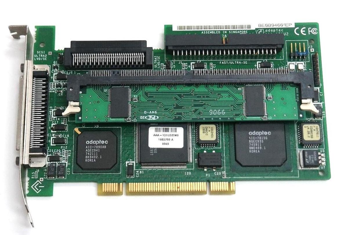 Used NEW ADAPTECH AAA-131U2 SCSI RAID CONTROLLER CARD AAA131U2