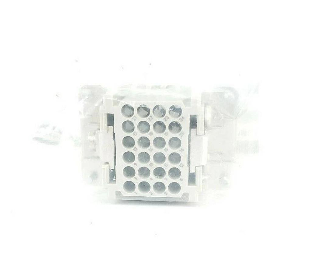 Used NEW HARTING HAN 24DD-F-C 24 PIN CONNECTOR 09160243101 HAN24DDFC