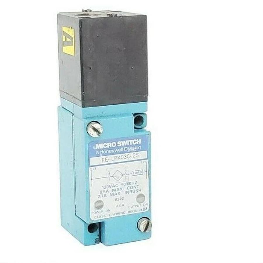Used HONEYWELL MICRO SWITCH FE-LPK03C-2S 120VAC 50/60HZ FELPK03C2S
