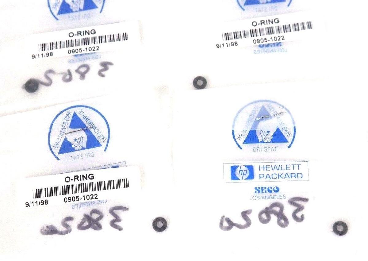 LOT OF 7 NEW HP / AGILENT TECHNOLOGIES 0905-1022 O-RINGS 09051022