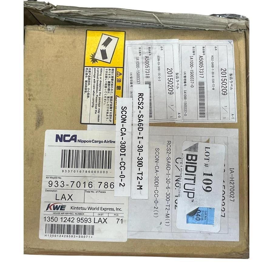 IAI RCS2-SA6D-I-30-6-300 Linear Actuator & SCON-CA-30DI-CC-0-2 Controller Kit