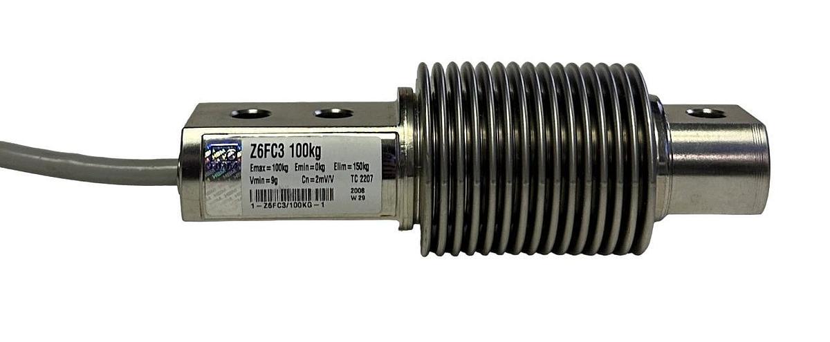 NEW HBM 1-Z6FC3/100KG-1 / Z6FC3 100kg LOAD CELL 100KG CAPACITY RATING 2mV NNB