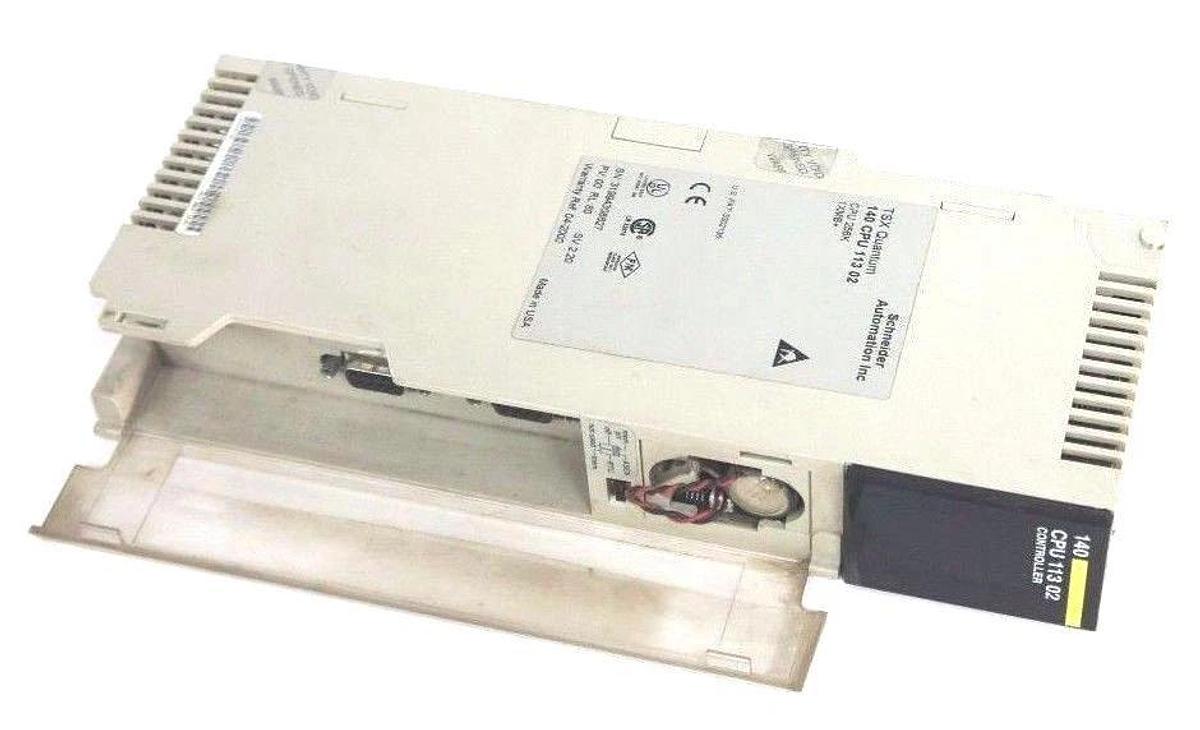 Used SCHNEIDER MODICON 140-CPU-113-02 CPU 256K 1XMB+ USER LOGIC MODULE 140CPU11302