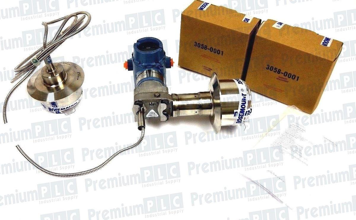 Used ROSEMOUNT 3051CD2A22A1AS2M5K5 3051C COPLANAR PRESSURE TRANSMITTER W/2 1199 SEALS