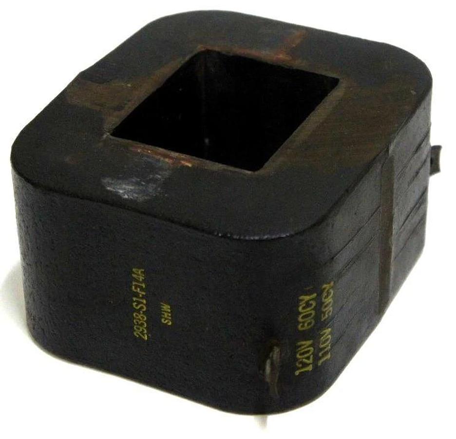 Used SQUARE D 2938-S1-F14A COIL SHW 110-120V 50/60CY 2938S1F14A