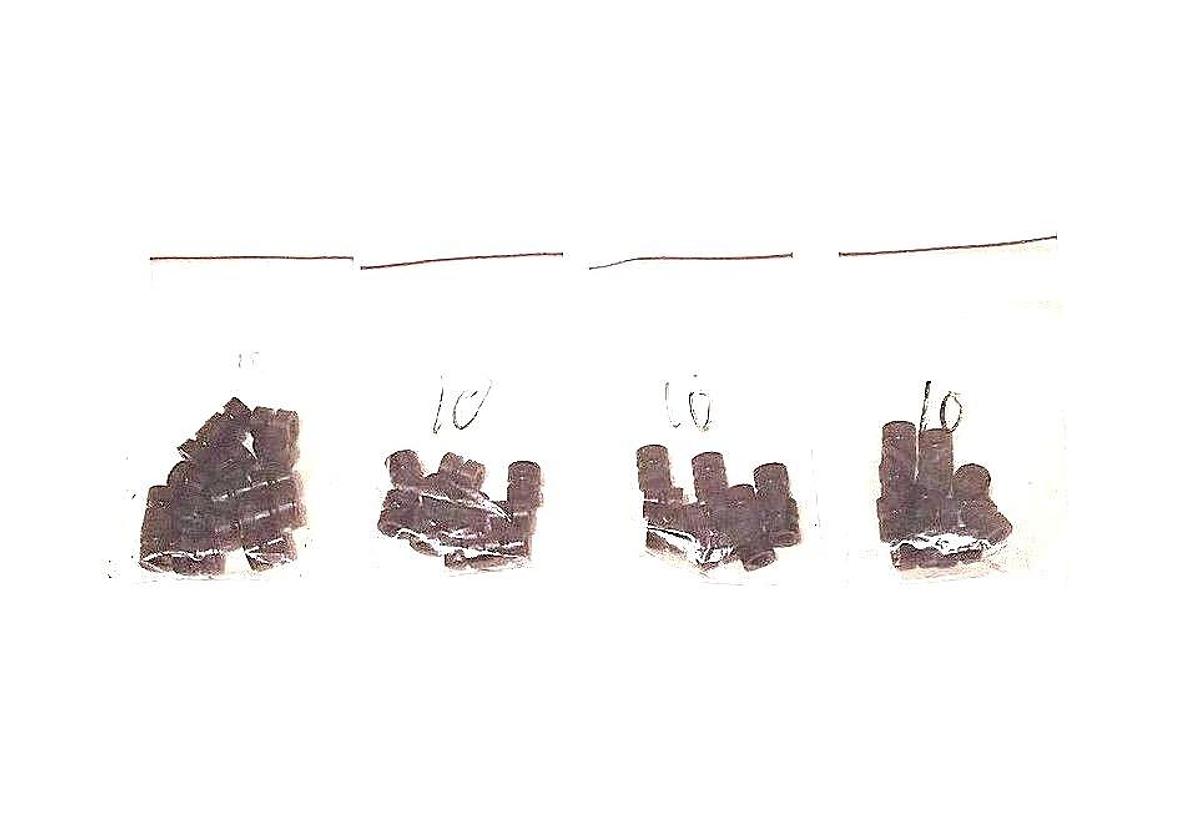 Used LOT OF 45 NEW KRONES 1-011-56-347-0 ROLLERS 1011563470