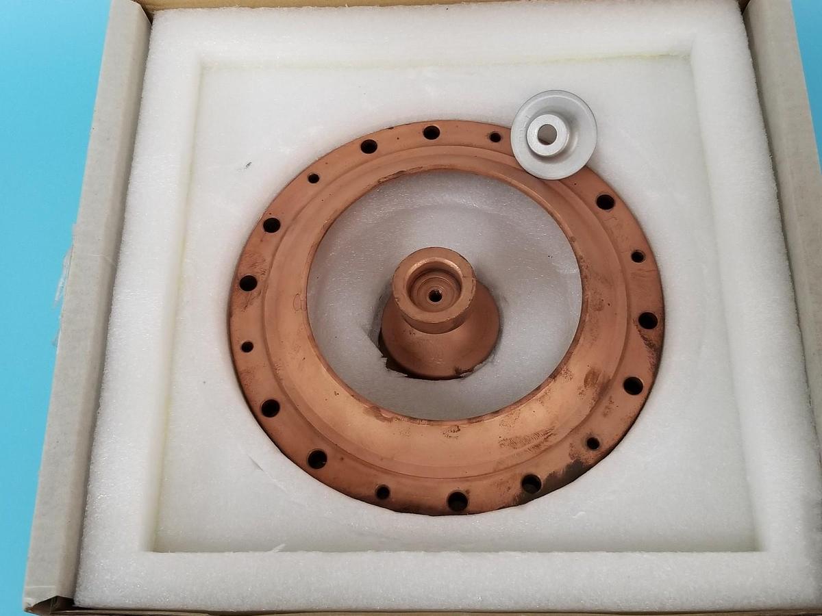 Used UV TECH MATERIAL UV2110712-U101008 COPPER OUTER MASK M2T5 118.5MM