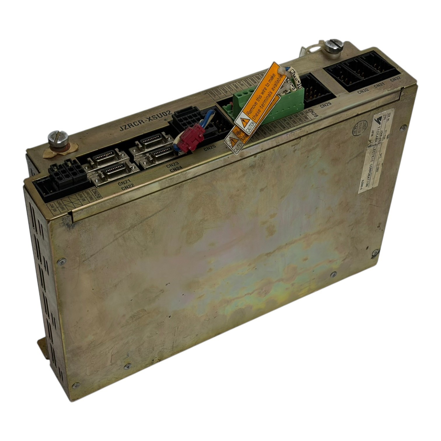 Used Yaskawa Electric JZRCR-XSU02 Motoman XRC Robot Servo Controller Power Module.