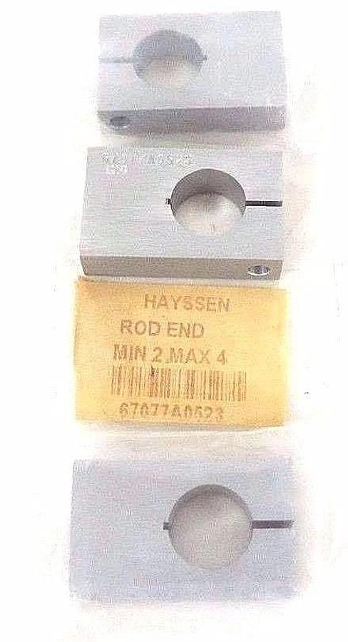 Used LOT OF 3 NEW HAYSSEN 67077A0523 ROD ENDS MIN 2 MAX 4