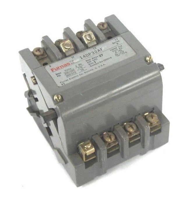 Used FURNAS 14DP32AF STARTER SER. B, 200-575 VAC, 7-1/2-10 HP, 27 MAX AMPS