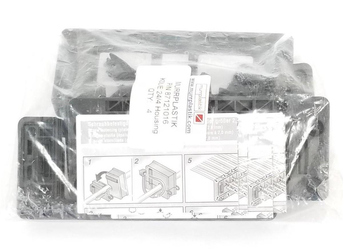 Used LOT OF 4 NEW MURRPLASTIC 87121016 KDL/E 24/4 HOUSINGS
