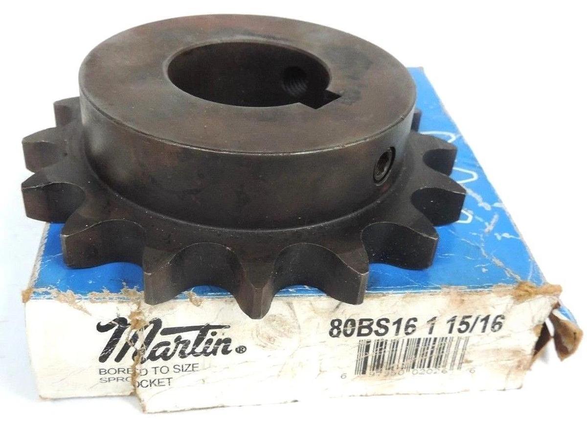 NEW MARTIN 80BS16 1 15/16 ROLLER CHAIN SINGLE ROW 1-15/16" IN SPROCKET