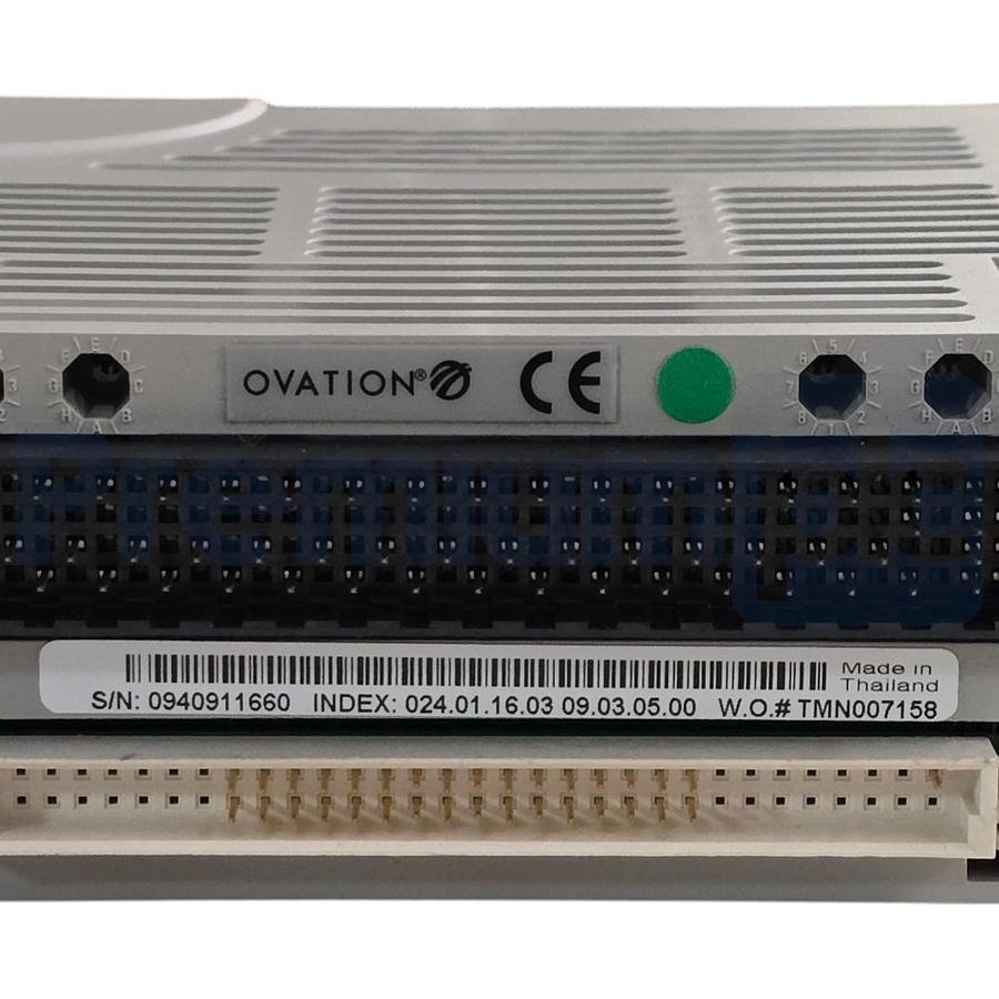Used Emerson Westinghouse 5X00106G01 Ovation DCS HART 8-Ch Analog Input Module NSNP