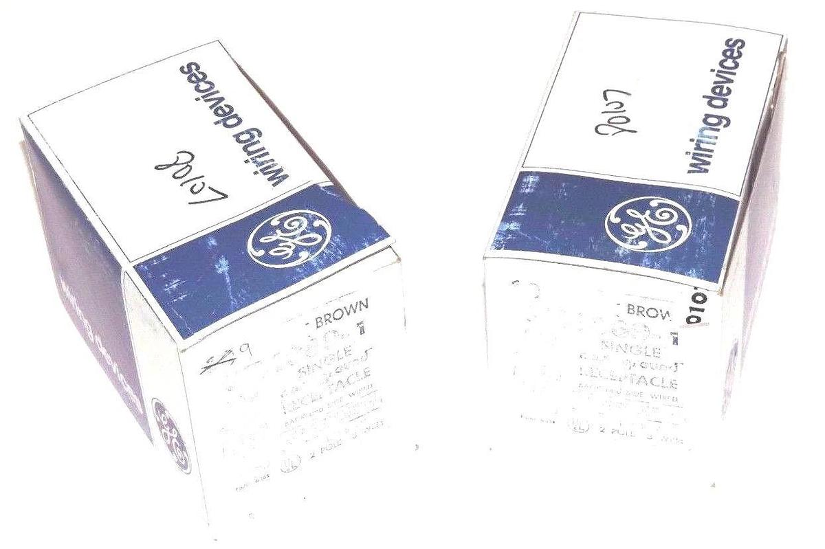 LOT OF 19 NEW GENERAL ELECTRIC GE4069-1 SINGLE GROUND RECEPTACLES GE40691