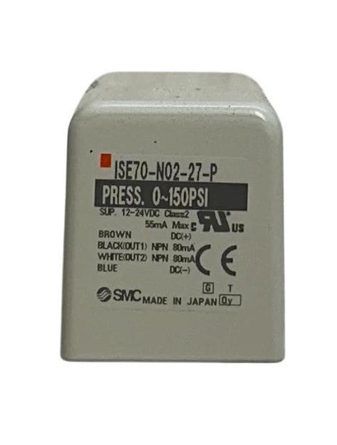 SMC ISE70-N02-27-PS / ISE70N0227PS Digital Pressure Switch ISE70/75 12-24V NSMP