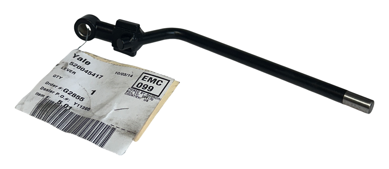 Used YALE 520045417 / YT520045417 OEM LEVER WELDMENT FOR FORKLIFT NSNP