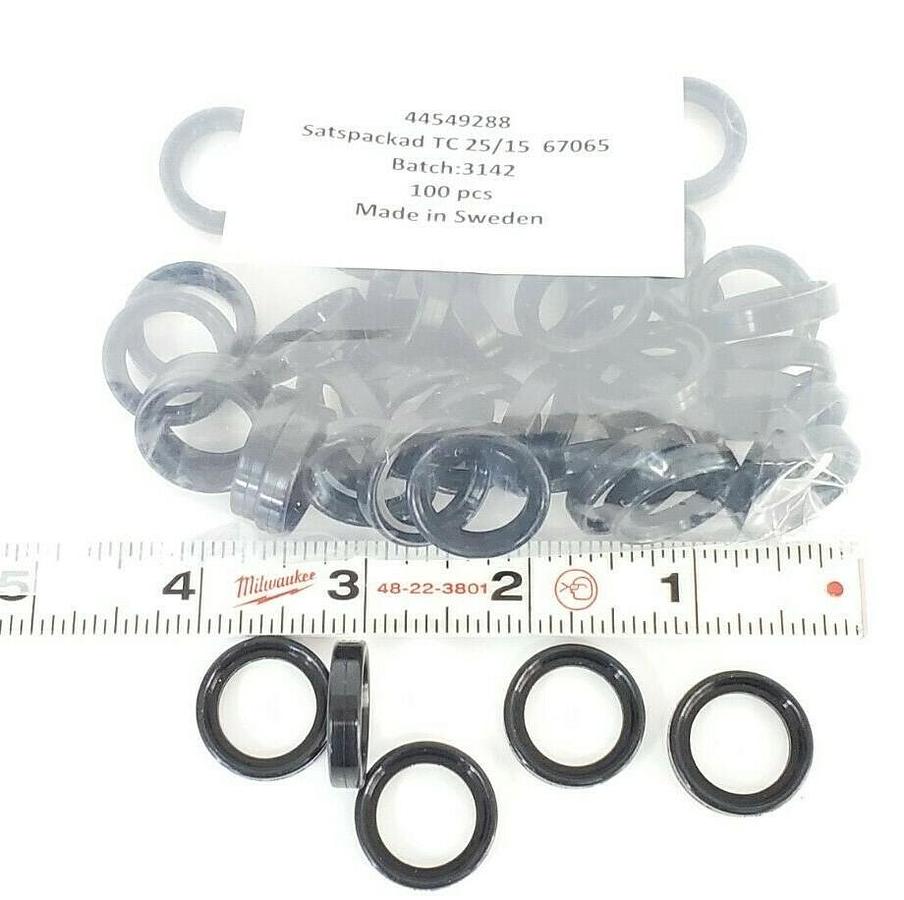 Used LOT OF 45 NEW GE HEALTHCARE 44549288 TC 25/15 67065 GASKET O-RINGS