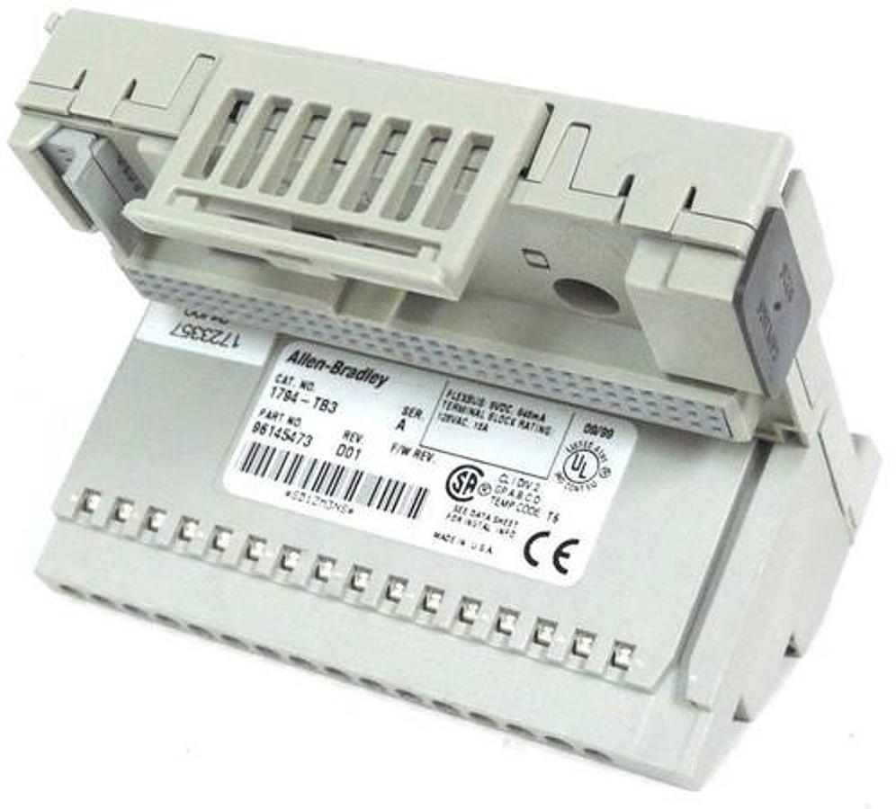 Used ALLEN BRADLEY 1794-TB3 TERMINAL BASE 1794TB3 SER. A REV. D01 P/N: 96145473