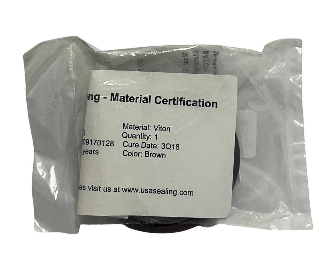 2 USA SEALING ZUSAVB75367 VITON O-RINGS DUROMETER 75 SIZE 367 OEM BROWN NSMP