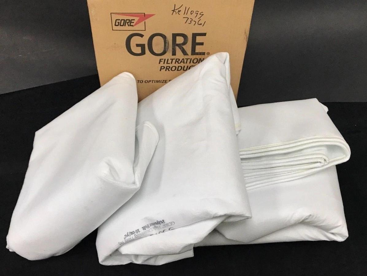 Used BOX OF 3 NEW GORE 44SF27670 POLYESTER FELT HIGH DURABILITY FILTER BAGS