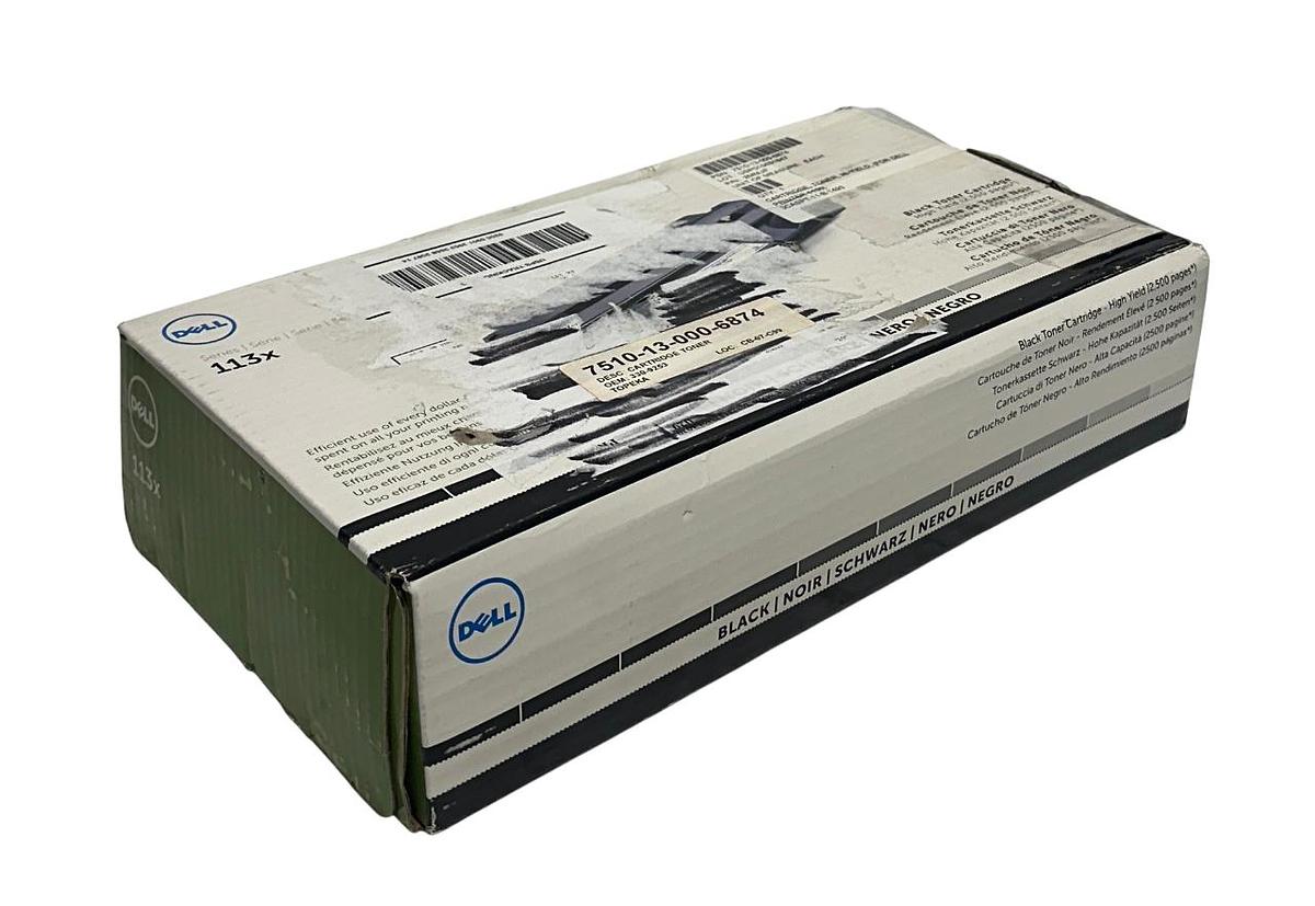 Used DELL 2MMJPA04 / 113X SERIES 2,500 PAGE HIGH-YIELD BLACK TONER CARTRIDGE NSMP