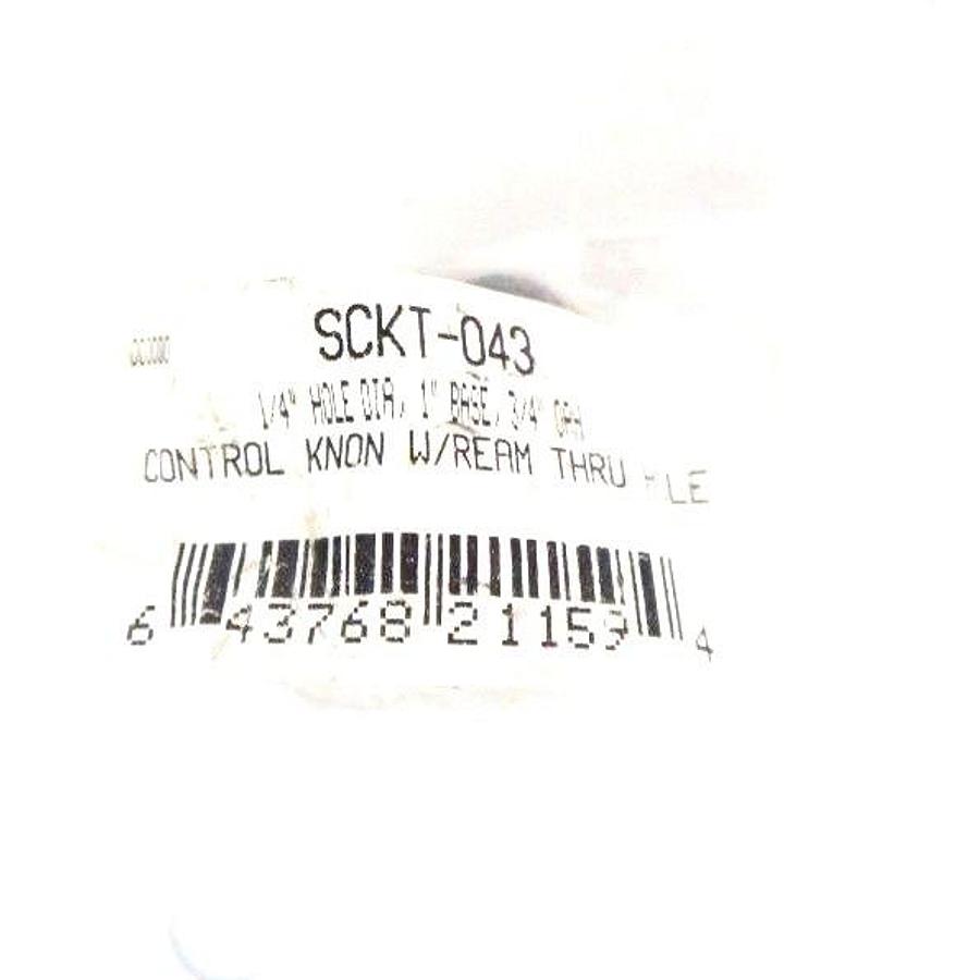 LOT OF 4 KNURLED CONTROL KNOB W/ REAM THRU HOLE SCKT-043